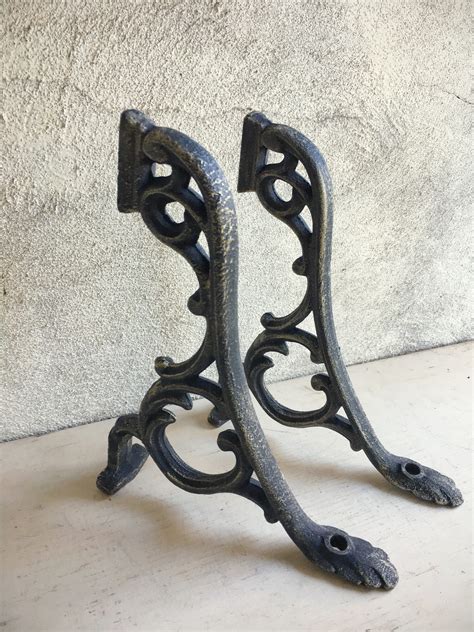 vintage metal shelf brackets 6 for glass shelf|old style shelf brackets.